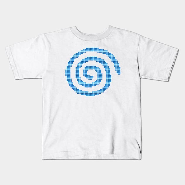 Dreamcast Pixel Cubes - blue Kids T-Shirt by CCDesign